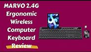 MARVO 2.4G Wireless Keyboard: Ergonomic Mastery | Review