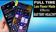 Full Time Low Power Mode Effect Battery Health? Everything About iPhone Low Power Mode (HINDI)