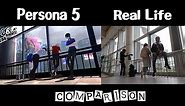 Persona 5 Locations Vs Real Life Comparison | Yongen-Jaya & Shibuya