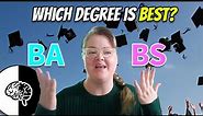 BS or BA degree: What's the difference?