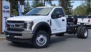 2018 Ford Super Duty F-550 XLT V8 Diesel Regular Chassis Cab Review| Island Ford