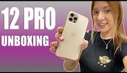 iPhone 12 Pro GOLD UNBOXING y cámara🔥 ¡PRIMERAS IMPRESIONES!
