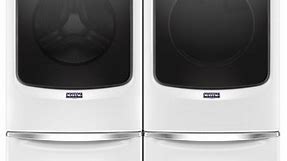 Maytag 4.8 CuFt Front Load Washer, Electric Dryer & Pedestals Package - MAYTLAUNDRYPACK11