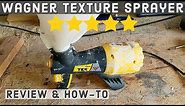 Wagner Texture Sprayer Review - How to Texture a Wall - NEW!