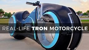 REAL-LIFE TRON BIKE MOTORCYCLE BIKE