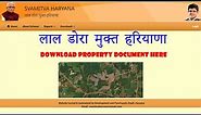 how to download SVAMITVA Haryana Property Card 2023 | Lal Dora Card | haryanadigitalportal