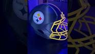 I 3D printed this XL football helmet on the Prusa XL! #3dprinting #steelers #nfl