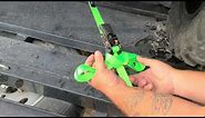 How to tie off ratchet straps. 2 methods in 4 minutes.