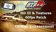 Initial D - Street Stage ~ English HD UI & Textures | PPSSPP | 4K 60FPS PC Gameplay Emulation