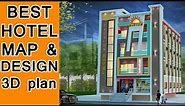 39X60 Ground Floor For Restaurant at || First Floor रूम+अटैच टॉयलेट के साथ ||Hotel plan design||map