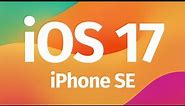 How to Update to iOS 17 - iPhone SE