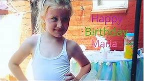 Happy Unicorn/Mermaid Birthday Maria!! Present opening & Party