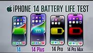iPhone 14 (All Models): Battery Life DRAIN Test! *Shocking Results*