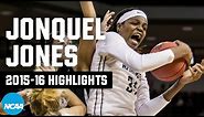 WNBA MVP Jonquel Jones: NCAA tournament highlights