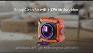 PureAiro HEPA Max 970 Air Scrubber 3-Stage Filtration System - AlorAir