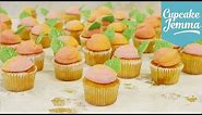 How to Make MINI CUPCAKES - Peaches & Cream | Cupcake Jemma