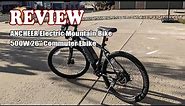 ANCHEER Electric Mountain Bike 500W 26'' Commuter Ebike Review