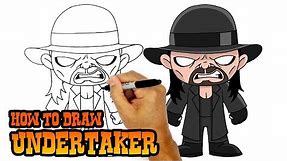 How to Draw Undertaker | WWE Superstars