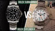 Rolex Submariner vs Rolex Explorer II - Which is the Better Tool Watch?