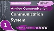 Communication system block diagram, basics and details in Analog Communication by Engineering Funda