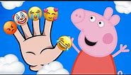 Finger Family Emoji Song | Peppa Pig Songs | Peppa Pig Nursery Rhymes & Kids Songs