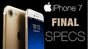 iPhone 7 - FINAL Specs, Camera & NEW Colors Leak!