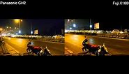 Fuji X100 vs Panasonic GH2- Low light comparison test