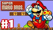 Super Mario Bros. - Gameplay Walkthrough Part 1 - World 1 (NES)