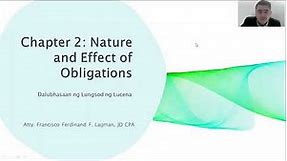 Law on Obligations- Chapter 2