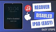 FIX iPad Unavailable / Disabled iPad - Connect to iTunes !!