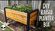 How to make a DIY Raised Planter Box