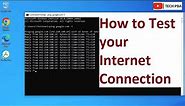 How to Test Internet Connection