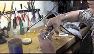 How to make a spoon bracelet. Sample video clips.