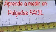 Como Medir En PULGADAS ( FÁCIL ) / How to read a tape measure,,,,