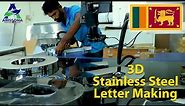 3D Stainless Steel Letter Making