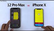 iPhone 12 Pro Max vs iPhone X - SPEED TEST