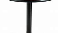 KFI Seating Round Pedestal Breakrrom Table with Arched X Base, Commercial Grade, 36-Inch, Medium Oak Laminate,T36RD-B2125-MO