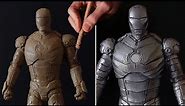 Sculpting IRON MAN - Mark 2 | Iron Man (2008) - Timelapse