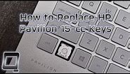 How to Replace HP Pavilion 15-cc Laptop Keys