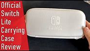 Nintendo Switch Lite Official Carrying Case Quick Look Review