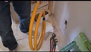 How To Cut & Install CSST Flexable Gas Propane Pipe!