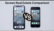 iPhone X vs iPhone 5s: Screen Real Estate Comparison