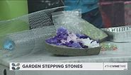 Make your own heart-shaped stepping stones
