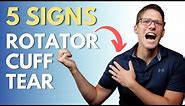 Top 5 Signs of a Rotator Cuff Tear