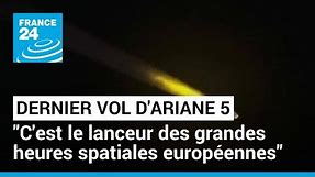 Sylvain Rousseau revient sur le dernier vol d'Ariane 5 • FRANCE 24