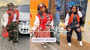 Plus Size Fall Outfit Ideas 2022 | How To Style A Varsity Jacket