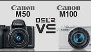 Canon EOS M50 (Kiss M) vs Canon EOS M100