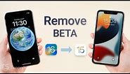 How to Remove/Uninstall iOS 16/17 Beta from iPhone without Losing Data