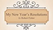 My New Year’s Resolutions by Robert Fisher | Animated Poem | Poem #4
