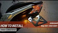 Kawasaki Ninja 650 / Z650 2020+ - Fender Eliminator Kit - Install Video
